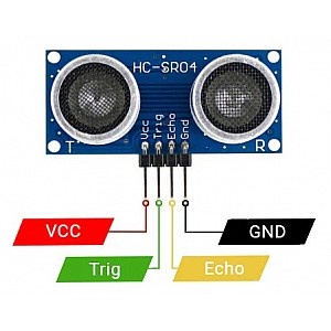 Imagem do sensor ultrassônico HC-SR04