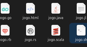Programa de computador em 18 linguagens da programação!!!