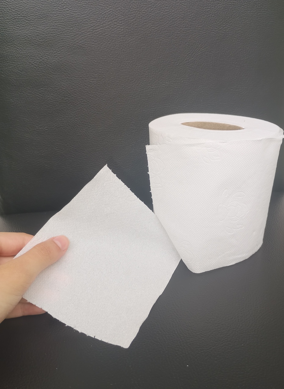 Separe entre 5 e 6 folhas de papel higiênico se for de folha dupla. Se for de folha única use o dobro.