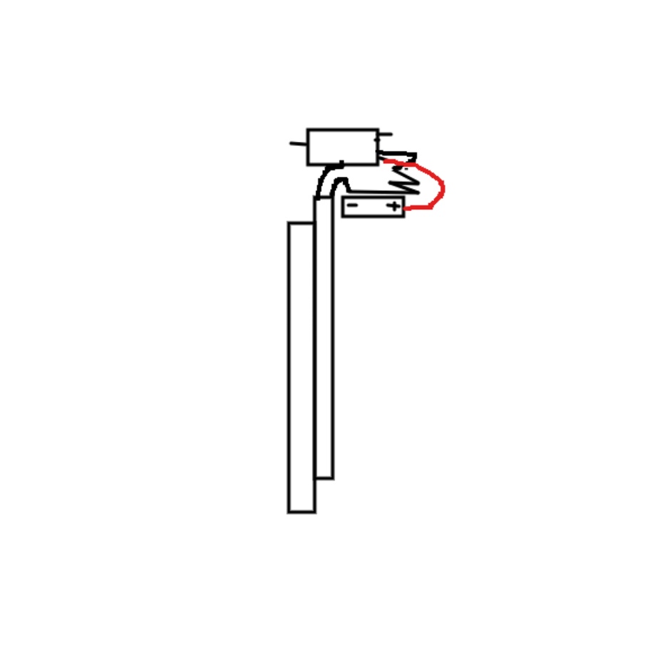 primeiro iremos soldar um fio no lado positivo (+) da bateria em uma das 2 "perninhas" do motor (não importa qual lado vai ser se o seu motor n tiver polaridade, agora se tiver, coloque o positivo (+) com o positivo (+))
