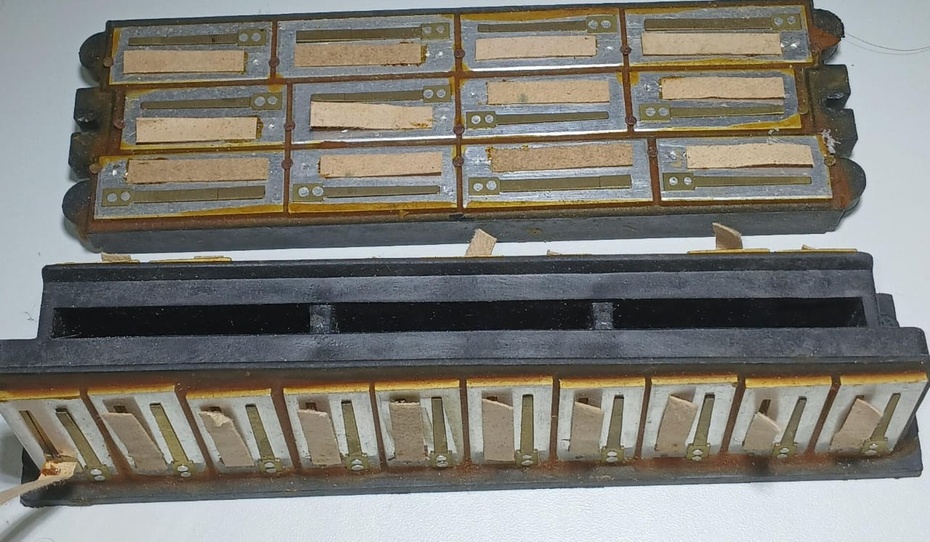 Retirar os castelos da sanfona