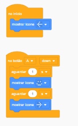 Ponha a seguinte programação:
(Para fazer um "tutorial" para apertar os botões)