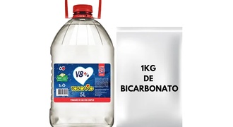 bicabornato e vinagre na limpeza