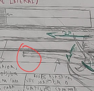 Posicione-o conforme o desenho