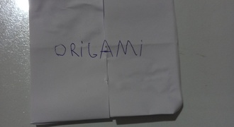 Origami Cartão Dobrável