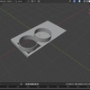 Teste de suporte em 3D (Blender) - celular para binóculo.