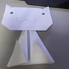 Gatinho de Papel (Origami)